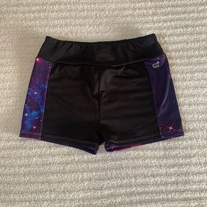 More Than Magic • Girls’ Galaxy Dance Gymnastics Shorts • Size M (7/8)